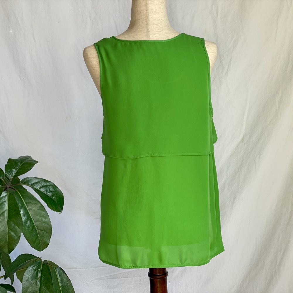 Love Token 100% Silk Tiered Tank Top - Picture 9 of 10
